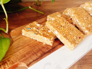Birthday Cake Granola Bars