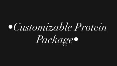Customizable Protein Package