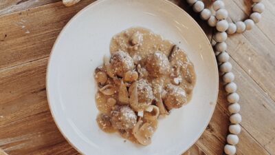 Savory Smothered Meatballs